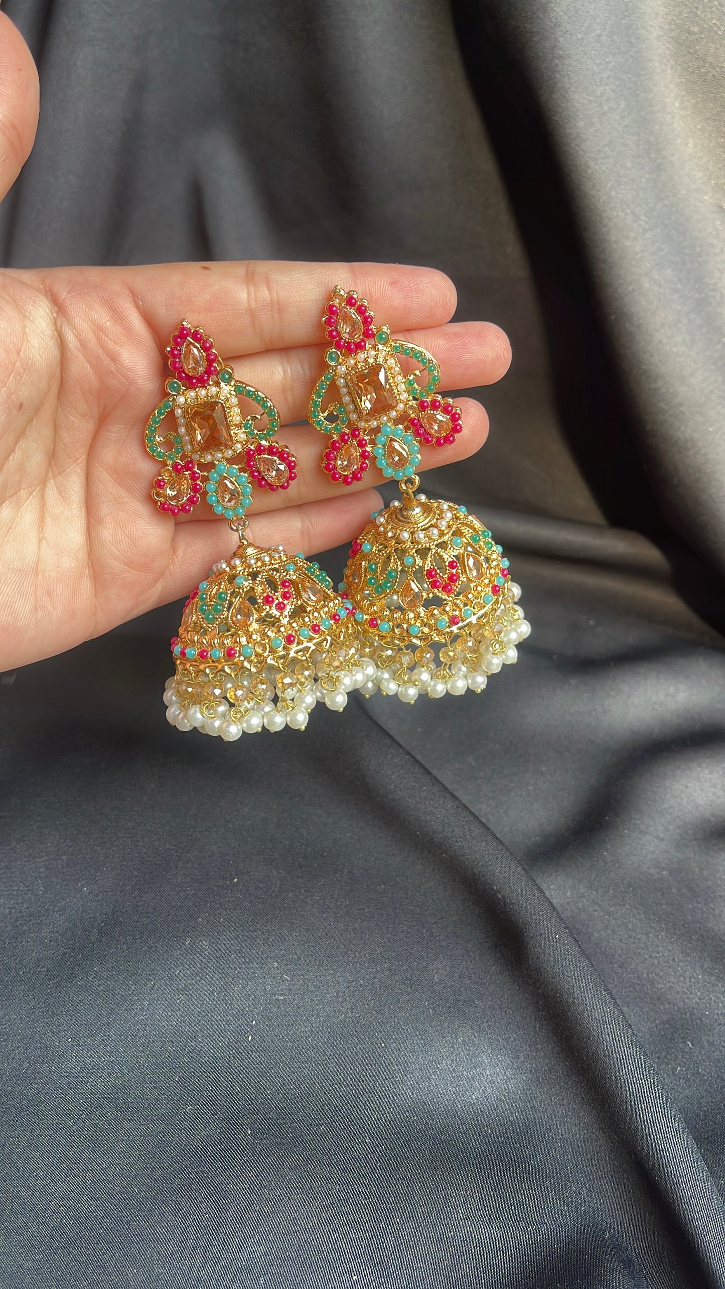 Radiant Harmony Jhumkas