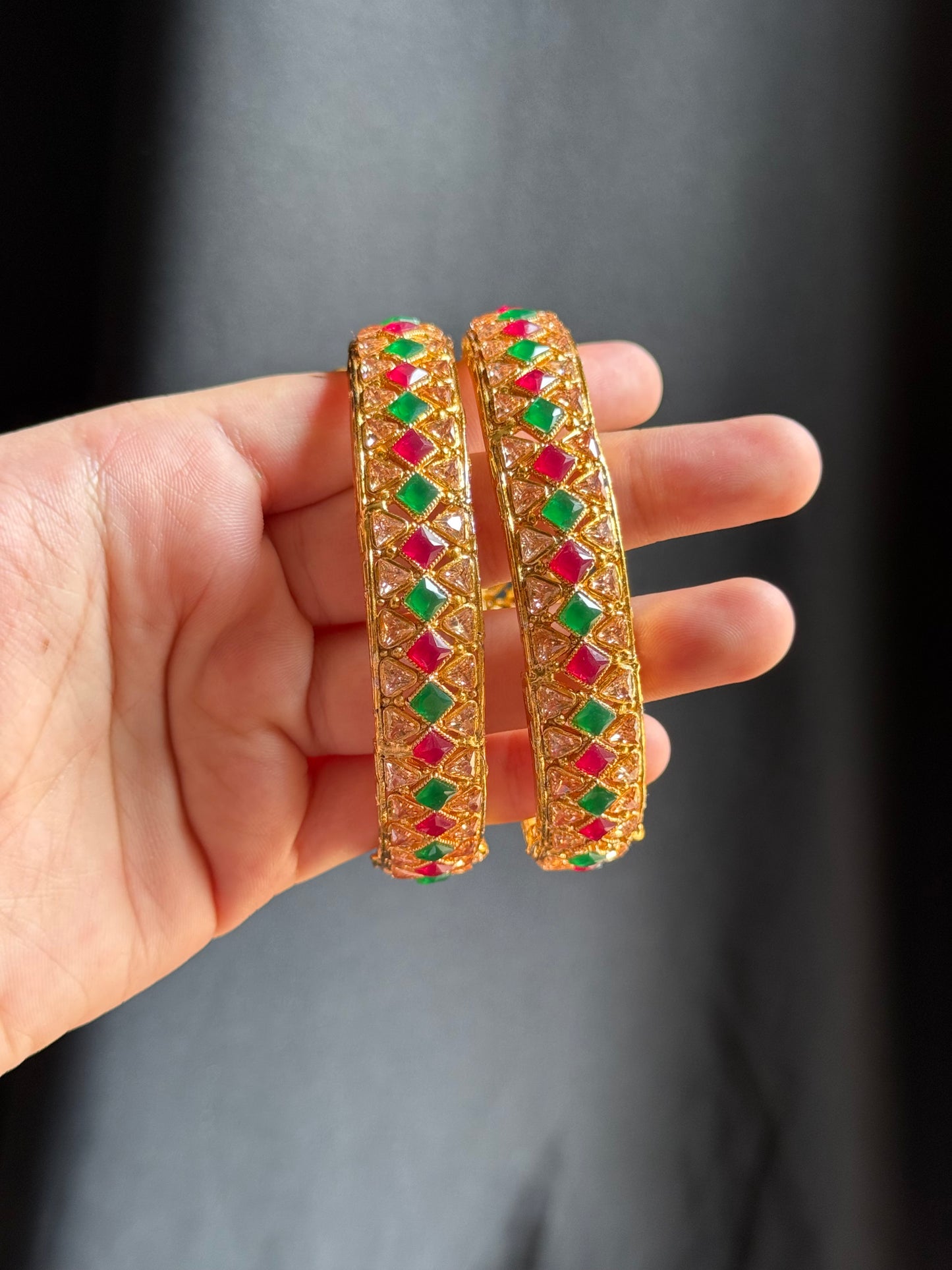 Zeenat-Goldplated Bangles