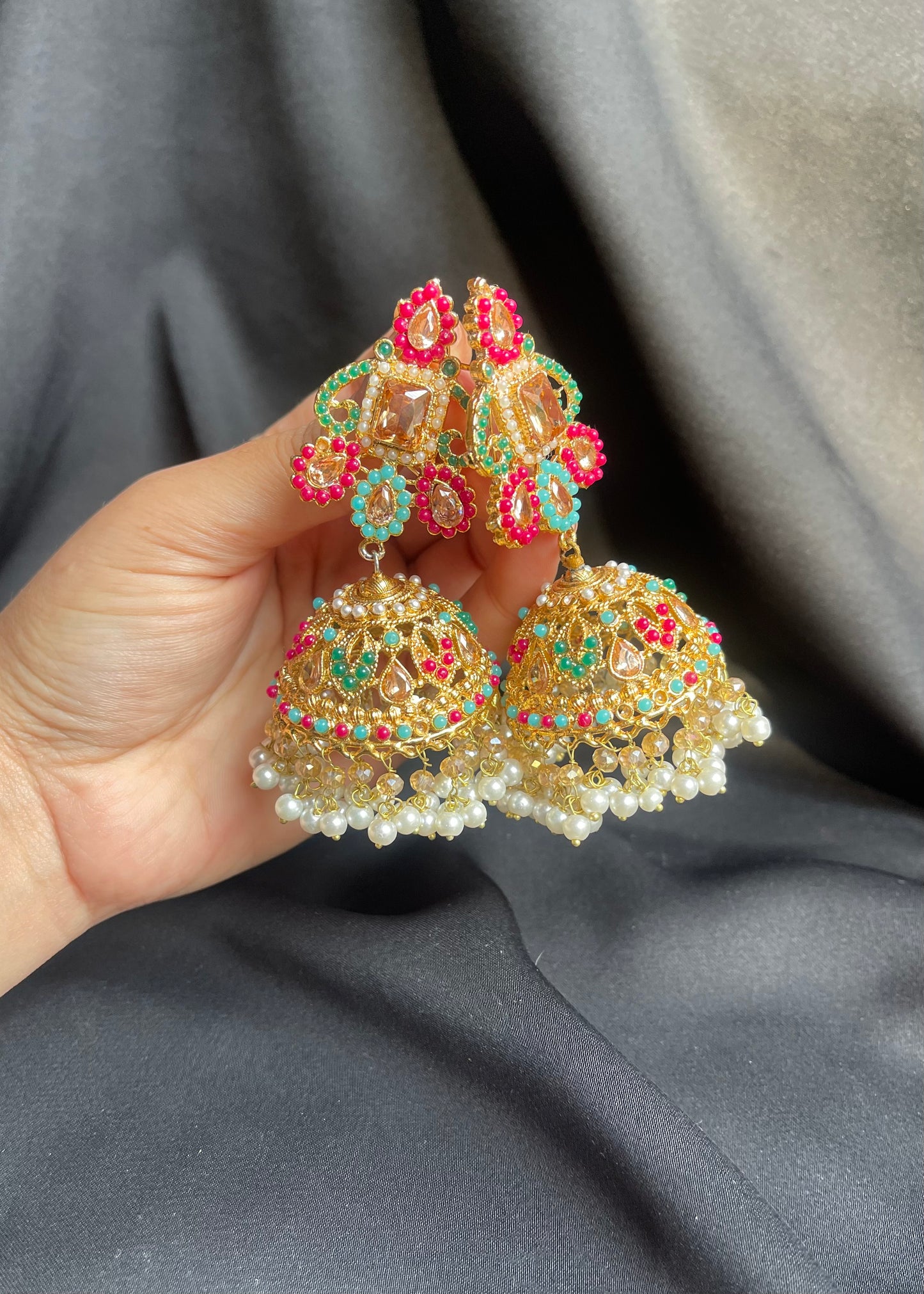 Radiant Harmony Jhumkas