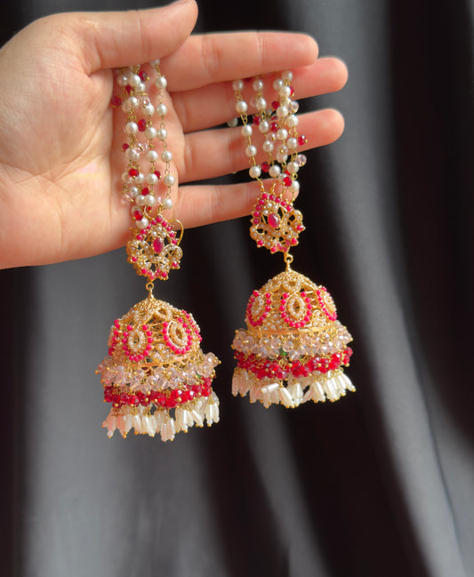 Laalima Jhumkay-Goldplated