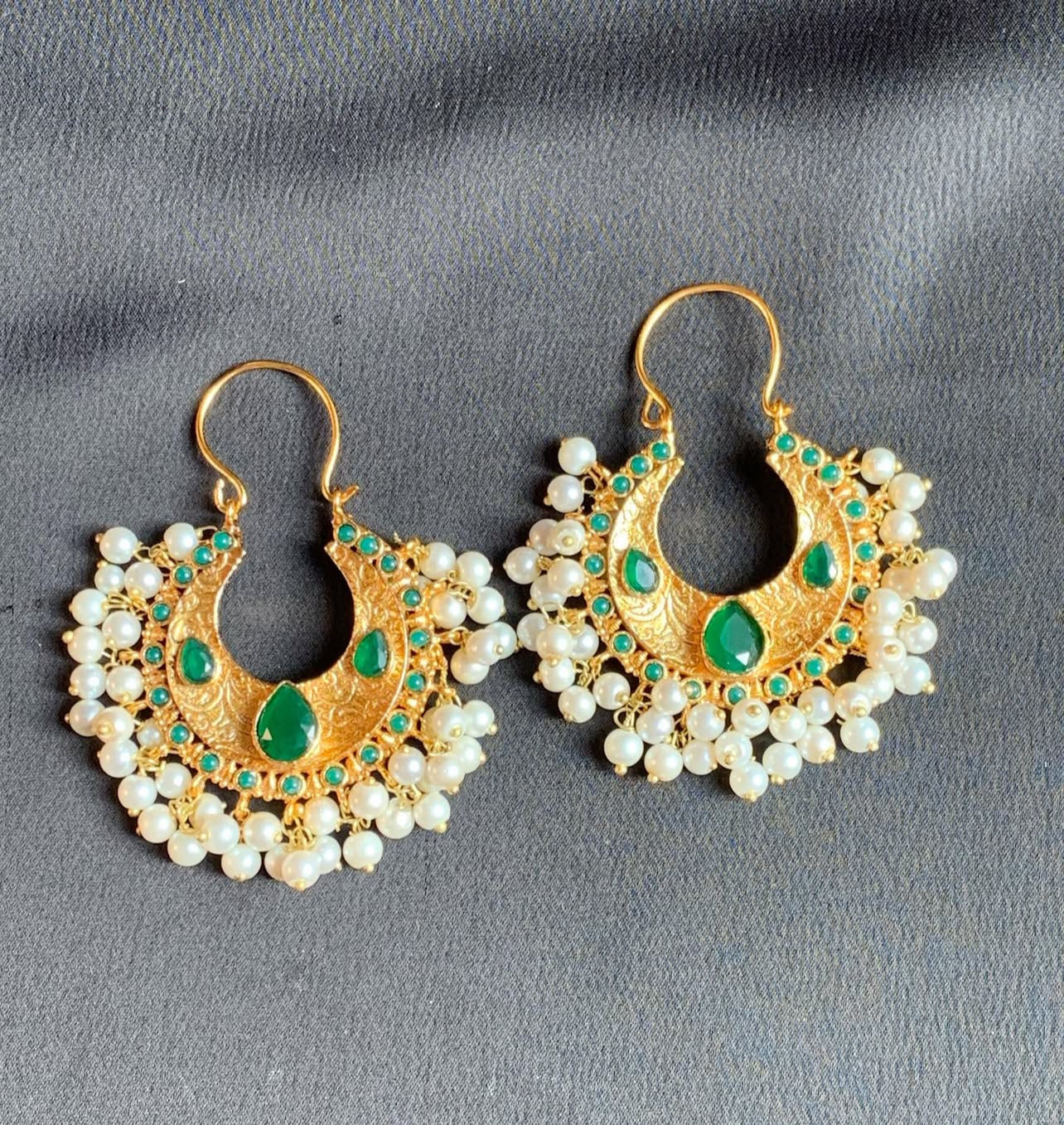 Mahila Baliyan – Classic 22Kt Gold Plated Hoops